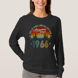 Camiseta Incrível Desde Julho De 1966 56º Aniversário 56 An