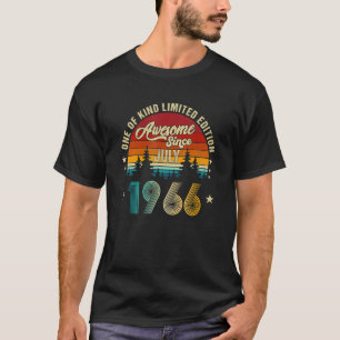 Camiseta Incrível Desde Julho De 1966 56º Aniversário 56 An