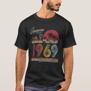 Camiseta Incrível Desde Julho De 1969 52 Anos 52Nd Quarent