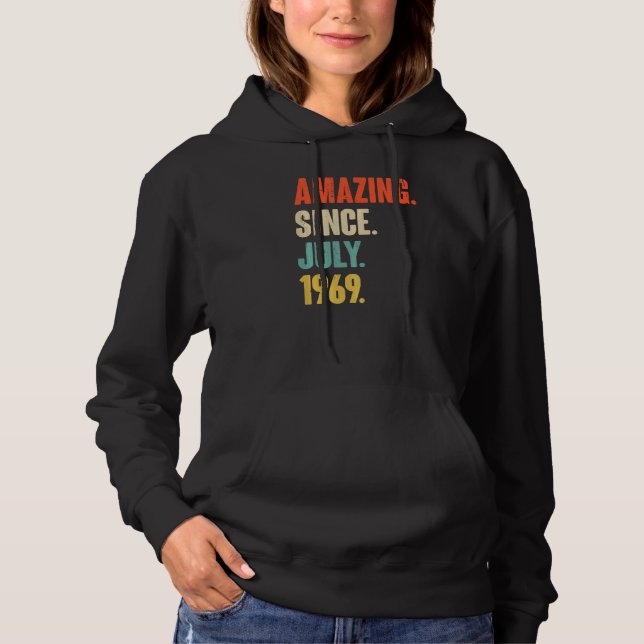 Camiseta Incrível Desde Julho De 1969 53 Anos 53 Anos (Frente)