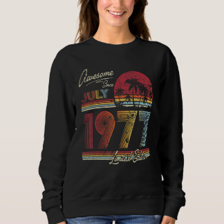 Camiseta Incrível desde julho de 1977 45 anos 45 aniversári