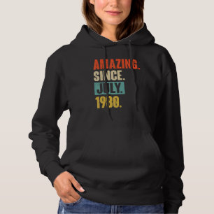 Camiseta Incrível desde julho de 1980, 42 anos, 42 anos, an