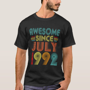 Camiseta Incrível Desde Julho De 1992 Vintage 30 Anos 30