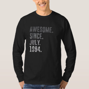 Camiseta Incrível desde julho de 1994 28º aniversário Vinta