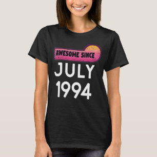 Camiseta Incrível Desde Julho De 1994 Aniversário De 1994 J