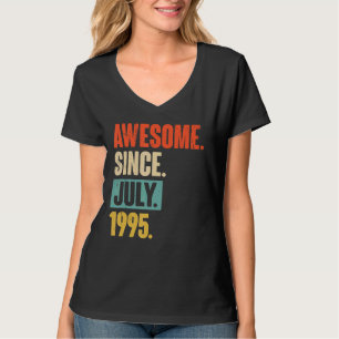 Camiseta Incrível desde julho de 1995 27 anos 27 anos