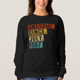 Camiseta Incrível desde julho de 1997 Vintage 25 Birthday