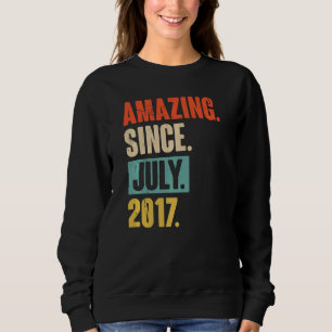 Camiseta Incrível desde julho de 2017, aniversário do 5