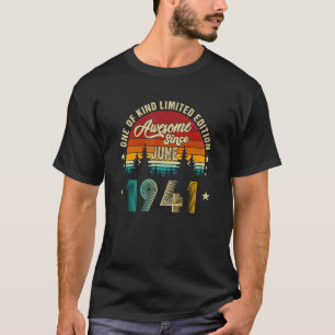 Camiseta Incrível Desde Junho De 1941, 81 Anos, 27º Anivers