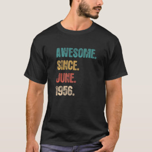 Camiseta Incrível Desde Junho De 1956 66 Anos Dia 66
