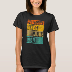 Camiseta Incrível desde junho de 1964 Vintage 58º Homens e