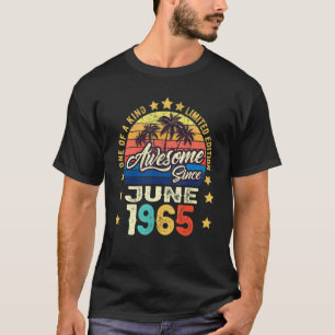 Camiseta Incrível desde junho de 1965 Vintage 57º aniversár