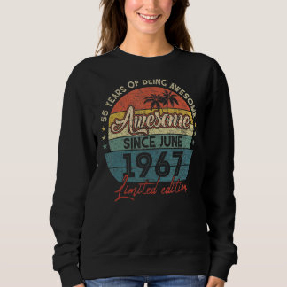Camiseta Incrível Desde Junho De 1967, 55 Anos, 55 Anos, An