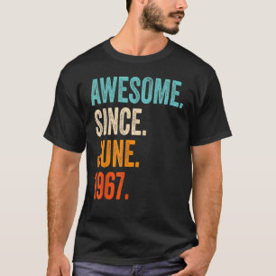 Camiseta Incrível desde junho de 1967 56º aniversário por 5