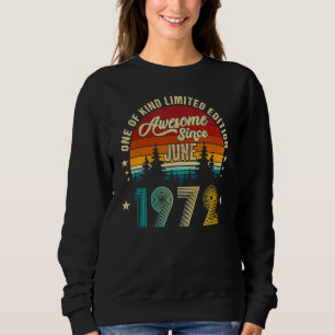 Camiseta Incrível desde junho de 1972 50 anos 27 anos