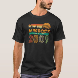 Camiseta Incrível desde junho de 2009 Nascer de aniversário