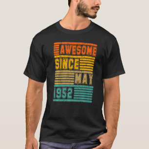 Camiseta Incrível Desde Maio De 1952, 70 Homens E Mulheres 