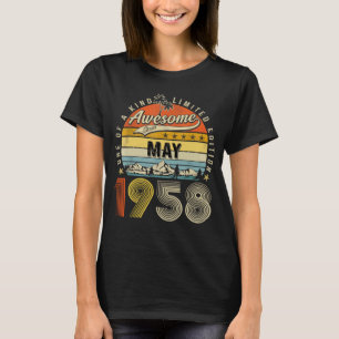 Camiseta Incrível Desde Maio De 1958, 65 Anos