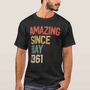 Camiseta Incrível Desde Maio De 1961 Homens Mulher 60º Aniv