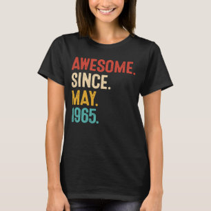 Camiseta Incrível desde maio de 1965 58º aniversário Retro
