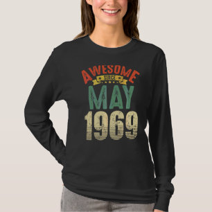 Camiseta Incrível Desde Maio De 1969 53 Anos 53 Anos
