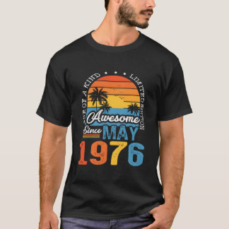 Camiseta Incrível Desde Maio de 1976 47º 47