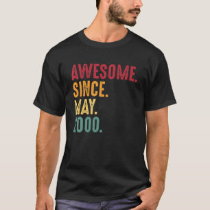 Camiseta Incrível Desde Maio De 2000, aniversário de 21 ano