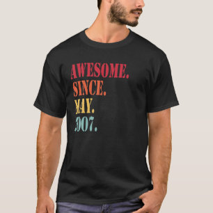 Camiseta Incrível Desde Maio De 2007 Para Os 15 Anos De Id