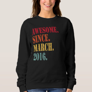 Camiseta Incrível Desde Março De 2016 Para O Nascimento De 
