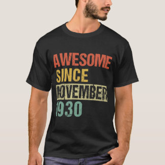 Camiseta Incrível desde novembro de 1930 91º Aniversário do