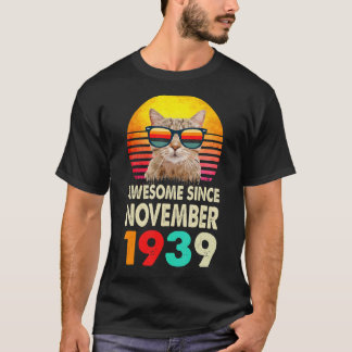 Camiseta Incrível Desde Novembro De 1939, 83º Aniversário C