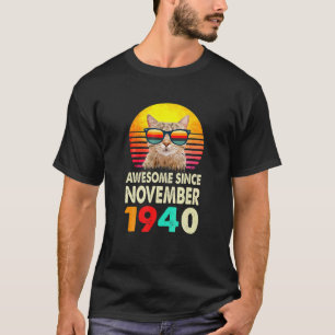 Camiseta Incrível Desde Novembro De 1940 Presente De 82 Ano