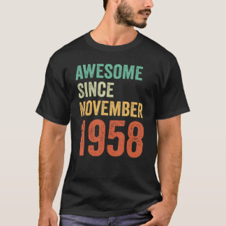 Camiseta Incrível desde novembro de 1958 65º aniversário Mu