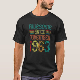 Camiseta Incrível desde novembro de 1963 59º aniversário Re
