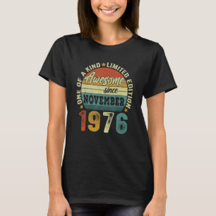 Camiseta Incrível desde novembro de 1976, 46 anos, menino d