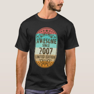Camiseta Incrível desde o aniversário de 15 de 2007