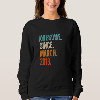 Camiseta Incrível Desde o Aniversário de 5 de março de 2018