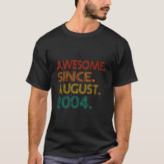 Camiseta Incrível Desde o Aniversário de Nascimento de Agos