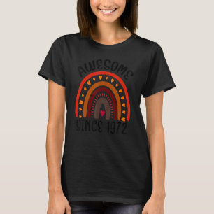 Camiseta Incrível Desde O Nascer De Aniversário Do 6 Rainbo