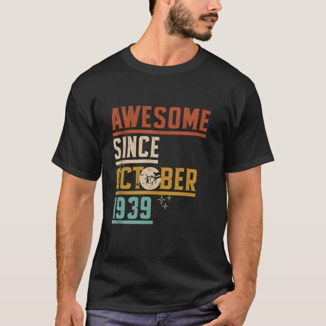 Camiseta Incrível Desde Outubro De 1939, Gato De Lua, Bat S (Frente)
