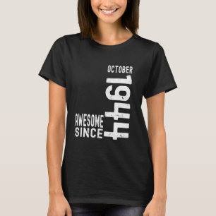 Camiseta Incrível desde outubro de 1944, Nascido em outubro