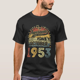 Camiseta Incrível desde outubro de 1953 70 70