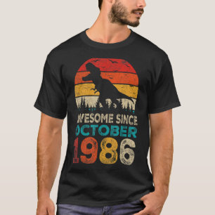 Camiseta Incrível desde outubro de 1986 36º Aniversário do