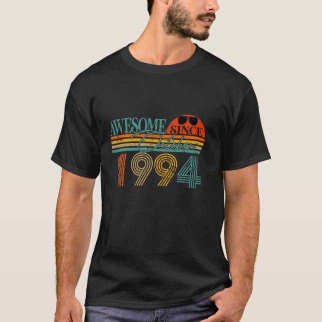 Camiseta Incrível Desde Outubro De 1994 Nascimento De 30 De (Frente)