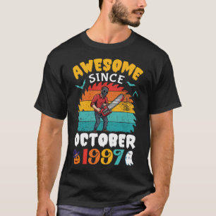 Camiseta Incrível Desde outubro de 1997 Aniversário do Hall