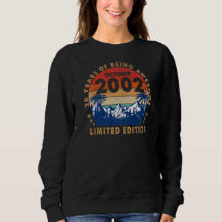 Camiseta Incrível Desde Outubro De 2002 Nascimento De 20 De