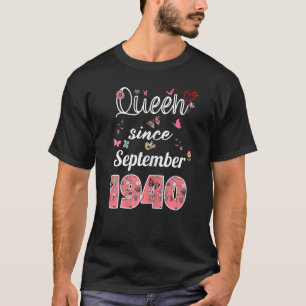 Camiseta Incrível Desde setembro de 1940 Flores 1940 Setemb