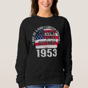 Camiseta Incrível Desde Setembro De 1953 Vintage, 69 Anos