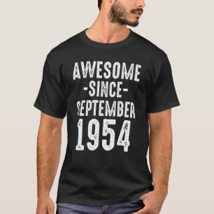 Camiseta Incrível desde setembro de 1954, Pai Mãe 68º anive