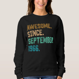 Camiseta Incrível desde setembro de 1966 Vintage 56º Aniver